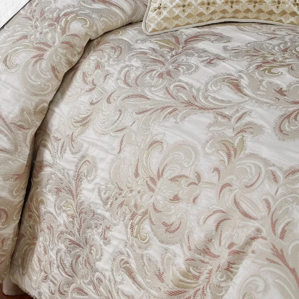 WATERFORD Anora 4PC Comforter Set, Ivory, King